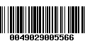 Código de Barras 0049029005566