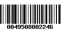 Código de Barras 0049508002246