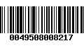 Código de Barras 0049508008217