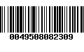 Código de Barras 0049508082309