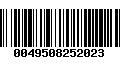 Código de Barras 0049508252023