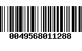 Código de Barras 0049568011288