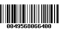 Código de Barras 0049568066400