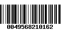 Código de Barras 0049568210162