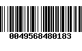 Código de Barras 0049568480183