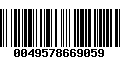 Código de Barras 0049578669059