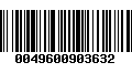 Código de Barras 0049600903632