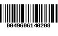 Código de Barras 0049606140208