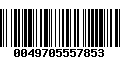 Código de Barras 0049705557853