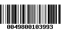 Código de Barras 0049800103993