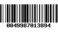 Código de Barras 0049987013894