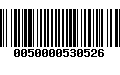 Código de Barras 0050000530526