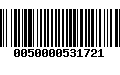 Código de Barras 0050000531721