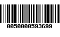 Código de Barras 0050000593699