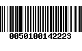 Código de Barras 0050100142223