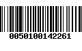 Código de Barras 0050100142261