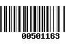 Código de Barras 00501163