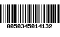 Código de Barras 0050345014132