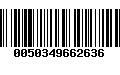 Código de Barras 0050349662636