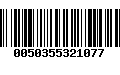 Código de Barras 0050355321077