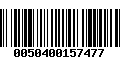 Código de Barras 0050400157477