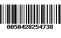 Código de Barras 0050428254738