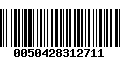 Código de Barras 0050428312711