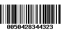 Código de Barras 0050428344323