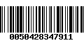 Código de Barras 0050428347911