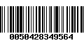 Código de Barras 0050428349564