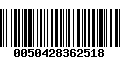 Código de Barras 0050428362518