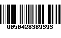 Código de Barras 0050428389393