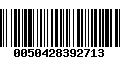 Código de Barras 0050428392713