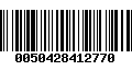 Código de Barras 0050428412770