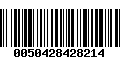 Código de Barras 0050428428214