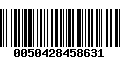 Código de Barras 0050428458631