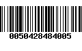 Código de Barras 0050428484005