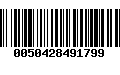 Código de Barras 0050428491799