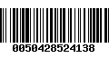 Código de Barras 0050428524138