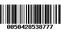 Código de Barras 0050428538777