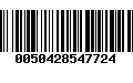 Código de Barras 0050428547724