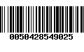 Código de Barras 0050428549025