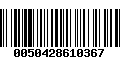 Código de Barras 0050428610367