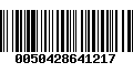 Código de Barras 0050428641217