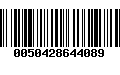 Código de Barras 0050428644089