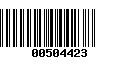 Código de Barras 00504423