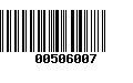 Código de Barras 00506007