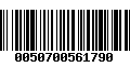 Código de Barras 0050700561790