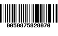 Código de Barras 0050875828070