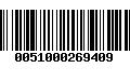 Código de Barras 0051000269409